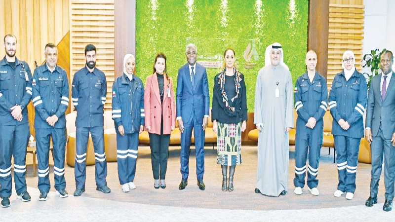 سفير بنين بحث مع "البترول الوطنية" تعزيز التعاون النفطي المشترك