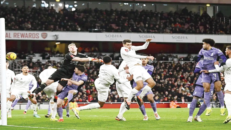 ليفربول يُخرج أرسنال من الكأس