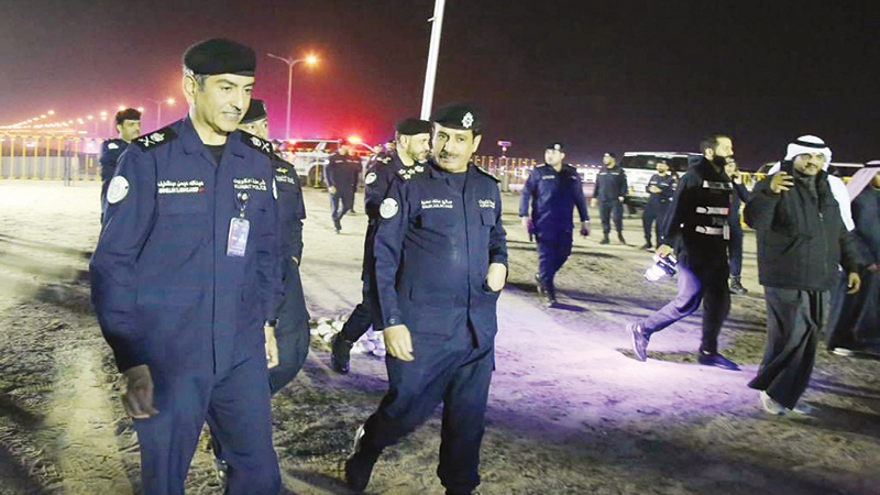 الانتشار الأمني الواسع حدَّ من المخالفات في رأس السنة