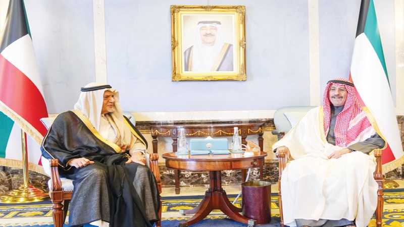 محمد الصباح بحث مع نائب رئيس مجلس وزراء المملكة المتحدة أوجه التعاون بين البلدين