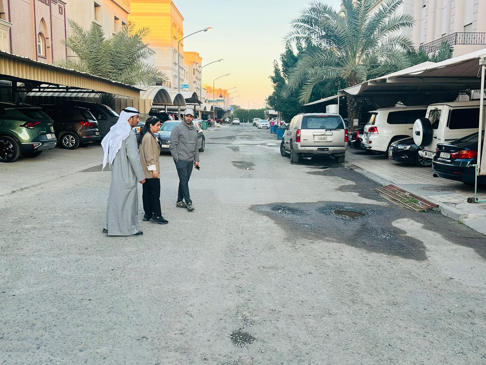 المشعان تتفقد المدن السكنية في المناطق الجنوبية في البلاد