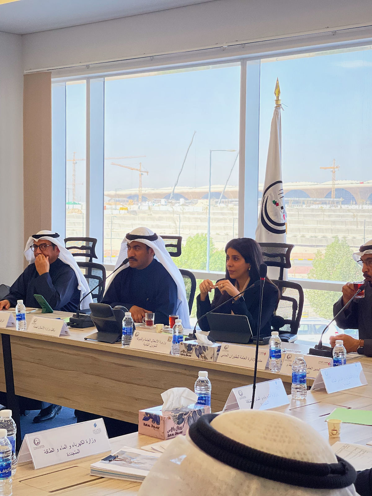المشعان :تذليل جميع العقبات للأنتهاء من تنفيذ المشروع المطار T2