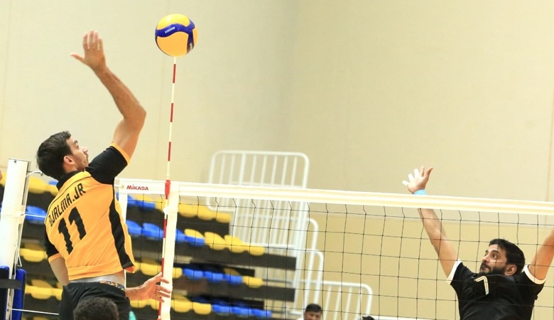 (القادسية) الكويتي يفوز على (بني ياس) الإماراتي في بطولة غرب آسيا للكرة الطائرة