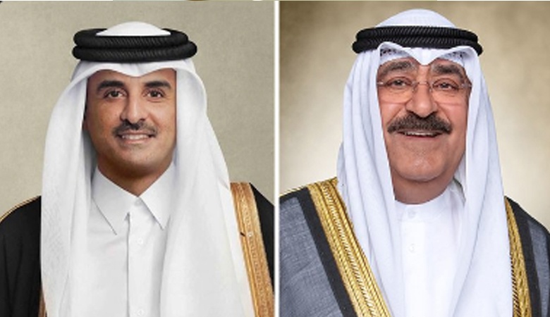 سمو الأمير بعث ببرقية لأمير قطر: حريصون على مواصلة التعاون في كافة المجالات وتعزيزه والارتقاء به إلى آفاق أرحب وأشمل