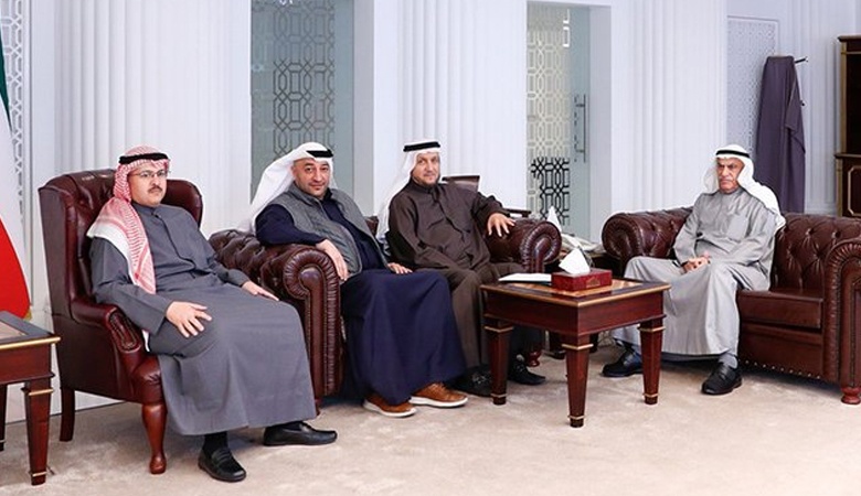 السعدون يستقبل شريدة المعوشرجي وفراس الصباح وداود معرفي