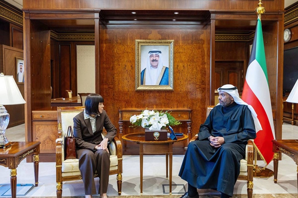 وزير الخارجية يلتقي سفيرة الولايات المتحدة الأميركية