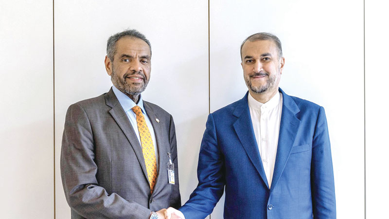اليحيا ناقش مع نظيريه الإيراني والفلسطيني سبل وقف جرائم الاحتلال في غزة
