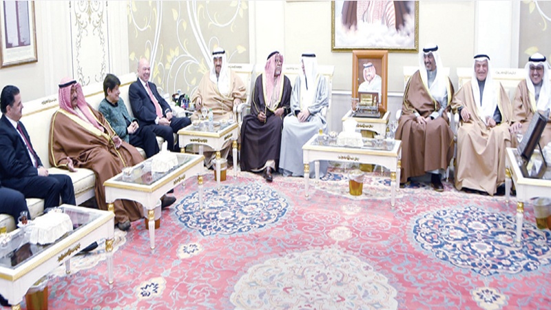 المحمد استقبل الفايز