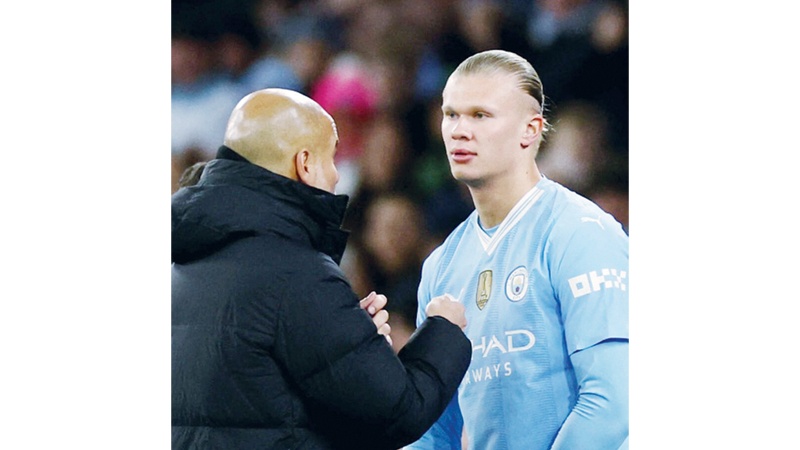 غوارديولا يتحدى "الميرنغي" بشأن التعاقد مع هالاند