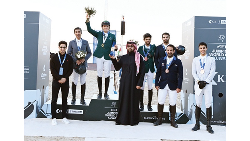 تألق السعودي الشربتلي في قفز "ذا ستاديوم"