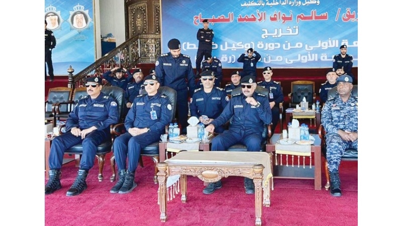 الفريق النواف يشهد بروفة تخريج الدفعة الـ31 من الضباط الجامعيين