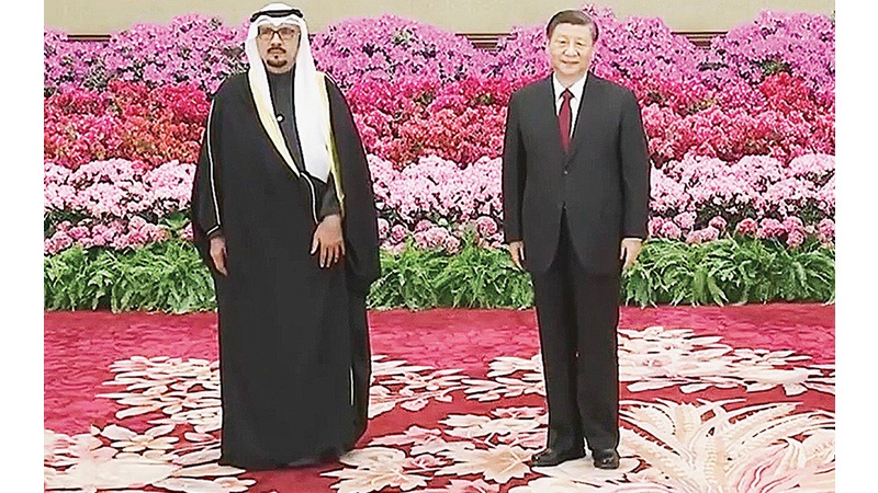 الناجم قدم أوراق اعتماده سفيراً مفوضاً فوق العادة للرئيس الصيني