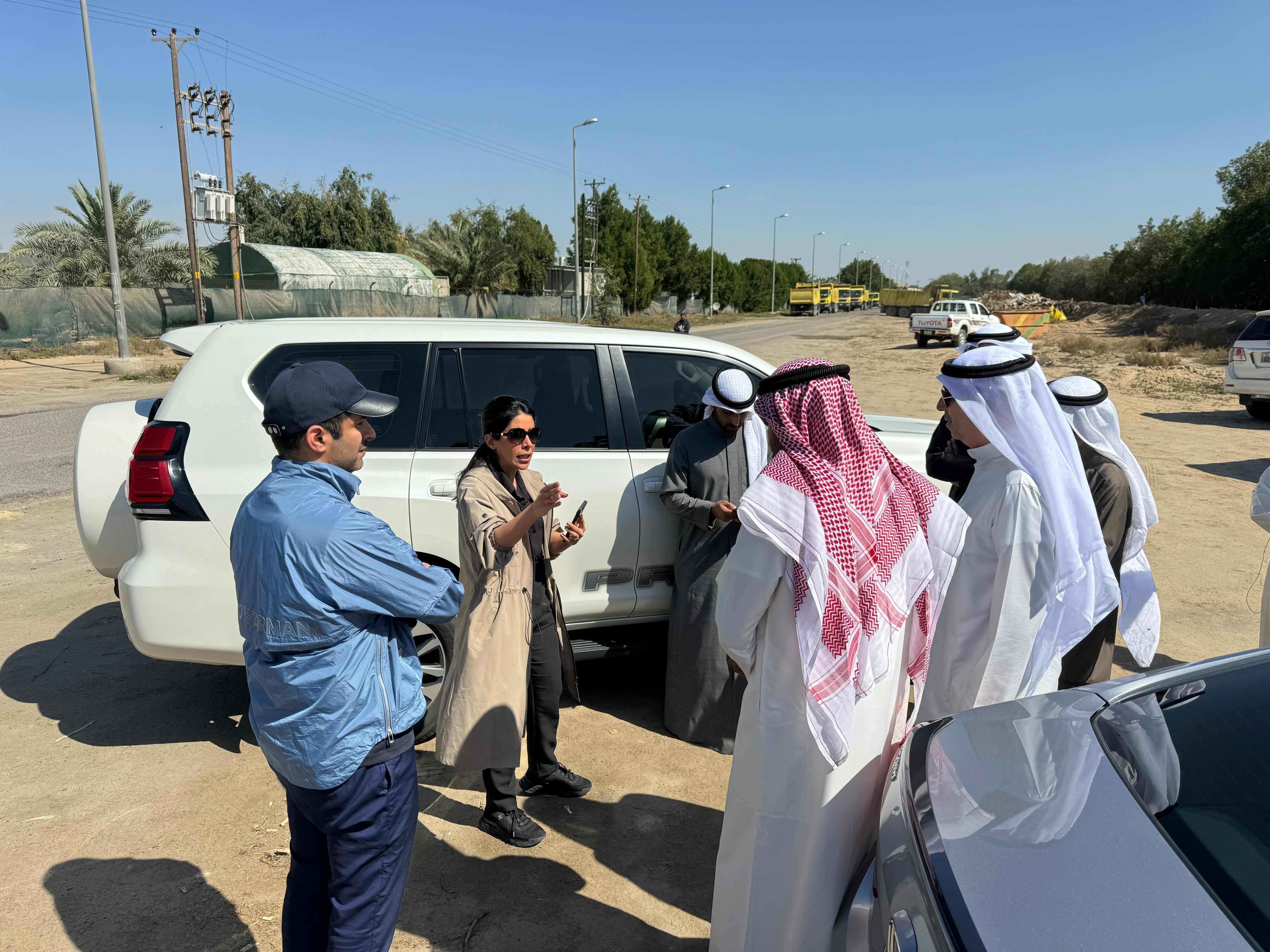 وزيرة البلدية تفقدت الوفرة: اتخاذ الاجراءات تجاه الشركات غير الملتزمة في الحفاظ على النظافة