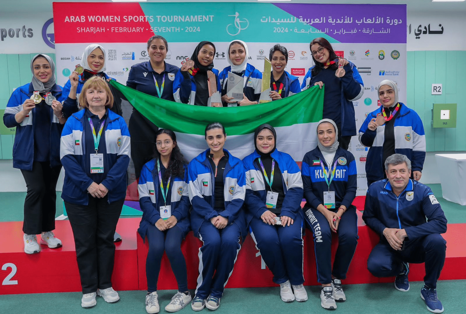 راميات الكويت يتوجن بذهبية الفرق وفضية الفردي