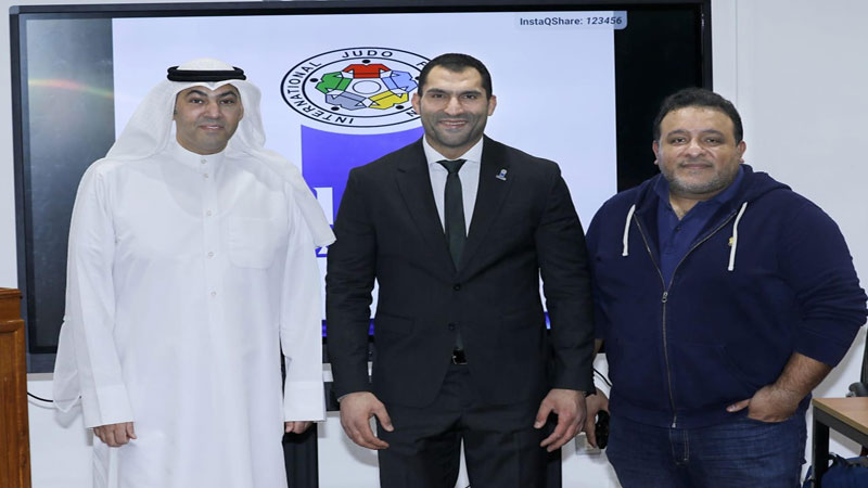الجودو يقيم دورة تدريبية