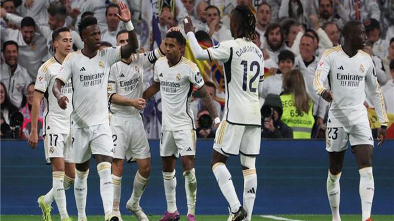 الريال يذل جيرونا برباعية